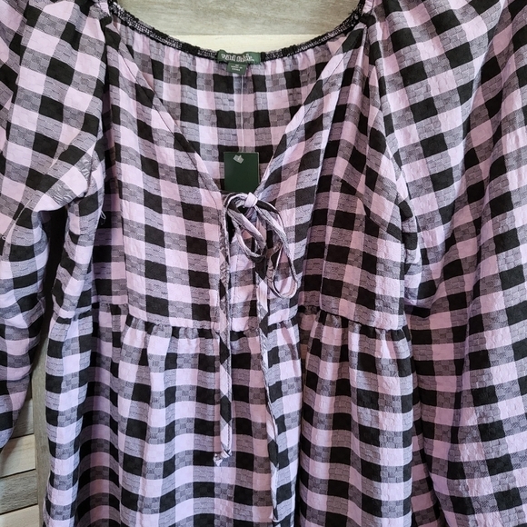 Long Sleeve Tie Front Muse Dress | Wild Fable | Medium - Picture 2 of 11